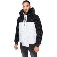 Glorious Gangsta Men's Larano 2.0 Short Bomber Jacket in White | Size: XL