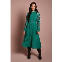 Coast Women's Petite Lace Shirt Dress in Emerald | Size: 10