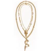 Caramel Vintage Jewellery Women's Gold Prudence Triple Necklace Set