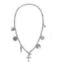 Caramel Vintage Jewellery Women's Silver Faith & Love Necklace