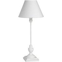 Hill Interiors Symi Slim Table Lamp (UK Plug) in White