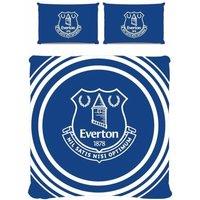 Everton FC Pulse Duvet Cover Set in White | Size: Double