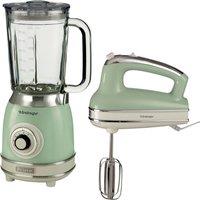 Ariete Vintage Hand Whisk AR4804 & Blender AR8304, Green