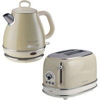 Ariete VINTAGE 1L JUG KETTLE & 2 SLICE TOASTER CREAM