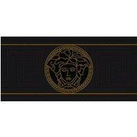 Versace Medusa Wallpaper Border in Black