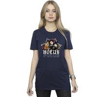 Disney Women's Stars Cotton Boyfriend T-Shirt in Navy | Size: 5XL