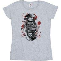 Disney Women's Jack Sparrow T-Shirt in Grey | Size: Medium
