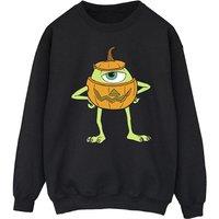 Disney Men's Mike Pumpkin Halloween Sweatshirt in Black | Size: 4XL