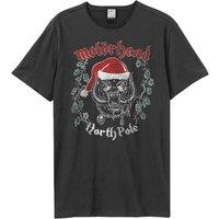 Amplified Men's North Pole Motorhead T-Shirt in Charcoal | Size: Small