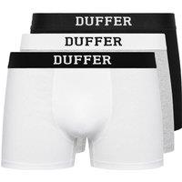 Duffer Men's Classic Boxer Shorts (Pack of 3) | Size: Large