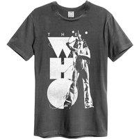 Amplified Men's Roger Singing The Who T-Shirt in Charcoal | Size: 3XL
