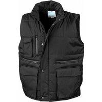 Result Men's Lance Body Warmer in Black | Size: Large