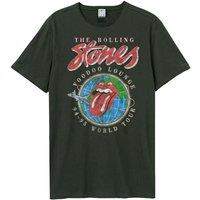 Amplified Men's Voodoo Lounge Tour The Rolling Stones T-Shirt in Charcoal | Size: Large