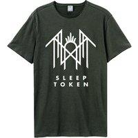 Amplified Men's Crystalina Logo Sleep Token T-Shirt in Charcoal | Size: Medium