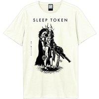 Amplified Men's The Summoning Sleep Token T-Shirt in White | Size: Medium
