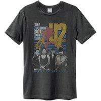 Amplified Men's Bullet The Blue Sky U2 T-Shirt in Charcoal | Size: XL