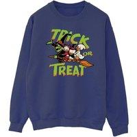 Disney Men's Trick Or Treat Sweatshirt in Navy | Size: 2XL