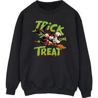 Disney Men's Trick Or Treat Sweatshirt in Black | Size: 3XL