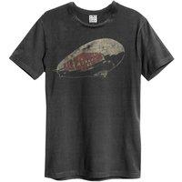 Amplified Men's Retro Blimp Led Zeppelin T-Shirt in Charcoal | Size: Medium