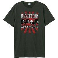 Amplified Men's Burst Led Zeppelin T-Shirt in Charcoal | Size: 3XL