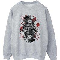 Disney Men's Jack Sparrow Sweatshirt in Grey | Size: 2XL