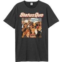 Amplified Men's Whatever You Want Status Quo T-Shirt in Charcoal | Size: Large