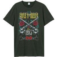 Amplified Men's Big Guns Guns N Roses T-Shirt in Charcoal | Size: XS