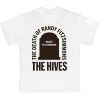 The Hives Men's Randy Gravestone T-Shirt in White | Size: Medium