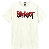 Amplified Men's Slipknot Logo T-Shirt in White | Size: 2XL