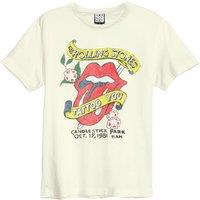 Amplified Men's Tattoo You The Rolling Stones T-Shirt in White | Size: XS