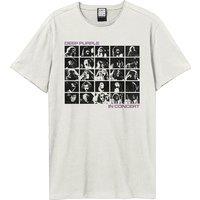 Amplified Men's In Concert Deep Purple T-Shirt in White | Size: Small