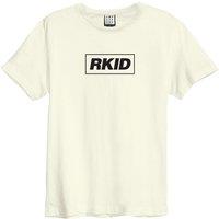 Amplified Men's Rkid Liam Gallagher T-Shirt in White | Size: Medium
