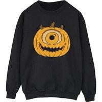 Disney Men's Pumpkin Halloween Sweatshirt in Black | Size: 3XL