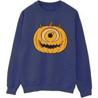 Disney Men's Pumpkin Halloween Sweatshirt in Navy | Size: 5XL