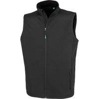 Result Men's Printable Body Warmer in Black | Size: Small