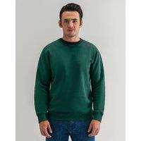 Brian Oak London Men's British Green Fleece Crewneck Sweatshirt | Size: Medium