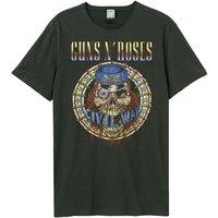 Amplified Men's Civil War Guns N Roses T-Shirt in Charcoal | Size: Medium