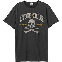 Amplified Men's Skull Stone Sour T-Shirt in Charcoal | Size: 3XL