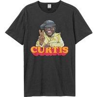 Amplified Men's Peace Curtis Mayfield T-Shirt in Charcoal | Size: 2XL