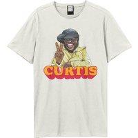 Amplified Men's Peace Curtis Mayfield T-Shirt in White | Size: Large