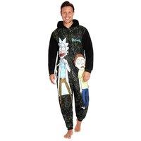 Rick & Morty Men's Graphic Hooded Onesie | Size: Large