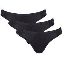 Sloggi Women's GO Daily Cotton Mini Briefs (3 Pack) in Black | Size: 8