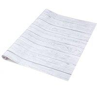 D-C-Fix Shabby Wood Self Adhesive Vinyl Wrap Film in Light Grey | Size: 675mm x 5000mm