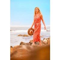 Brakeburn Women's Sundown Jumpsuit in Coral | Size: 16