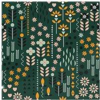 Benjamin Tate Design Selection Of Flowers Print Splash Back in Natural