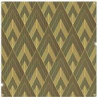 Benjamin Tate Design Black & Gold Striped Triangles Splash Back in Natural