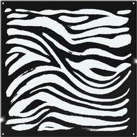 Benjamin Tate Design Zebra Print Splash Back in Natural