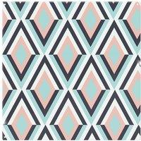 Benjamin Tate Design Geometric Pattern Splash Back in Natural