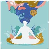 Benjamin Tate Design mindfulness, meditation & yoga Designer Splash Back in Natural