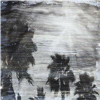 Benjamin Tate Design Silver & Black Palm Splash Back in Natural